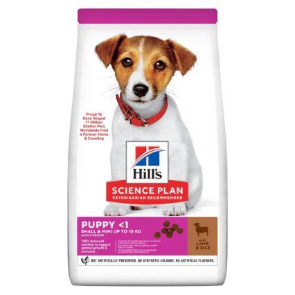 Science Plan Small & Mini Puppy Food with Lamb & Rice 1.5kg