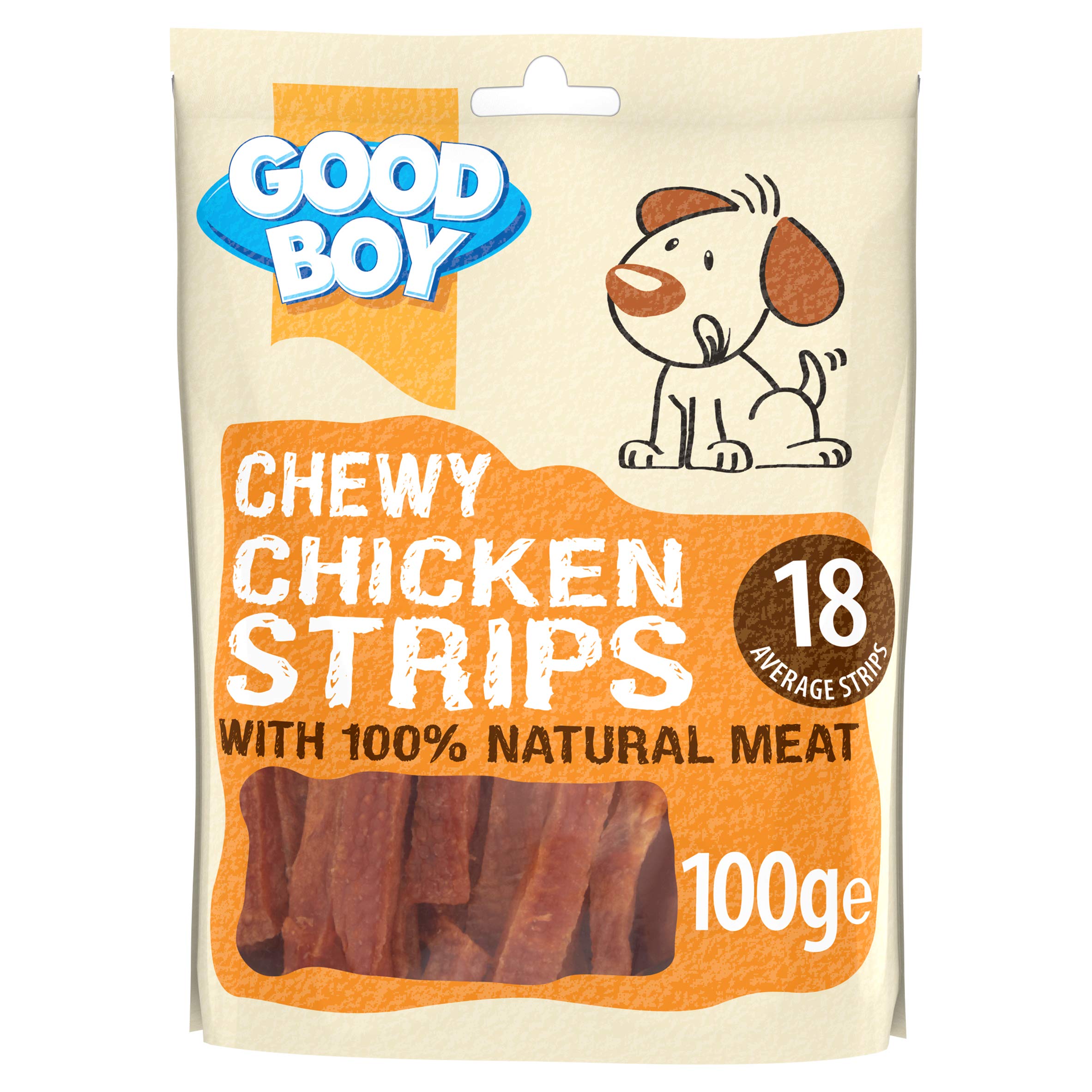 Armitage Good Boy Chewy Chicken Strips 100gm Dog Treat