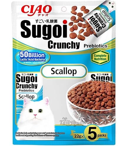 CIAO Sugoi Crunchy Tuna Flavor Plus Prebiotics 110g