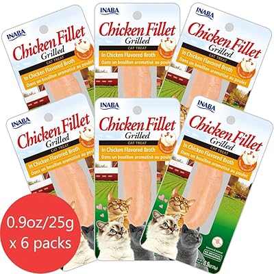 Ciao Grilled Fillets in Broth Cat Treats 6 PacK