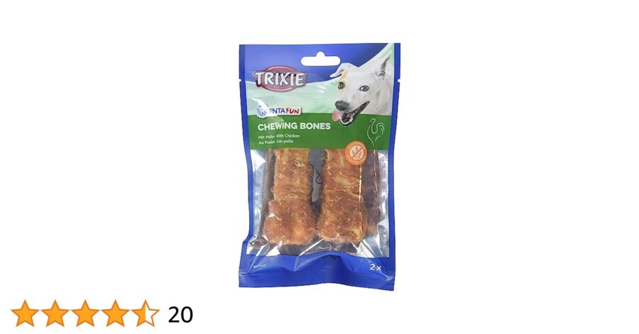 Denta Fun Chicken Chewing Bones Dog Chews - 2X60G