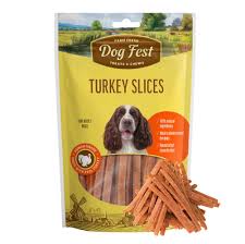 Dog Fest FARM FRESH TREATS & CHEWS TURKEY SLICES FOR ADULT