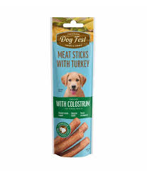 Dog Fest Turkey Stick With Colostrum 45g
