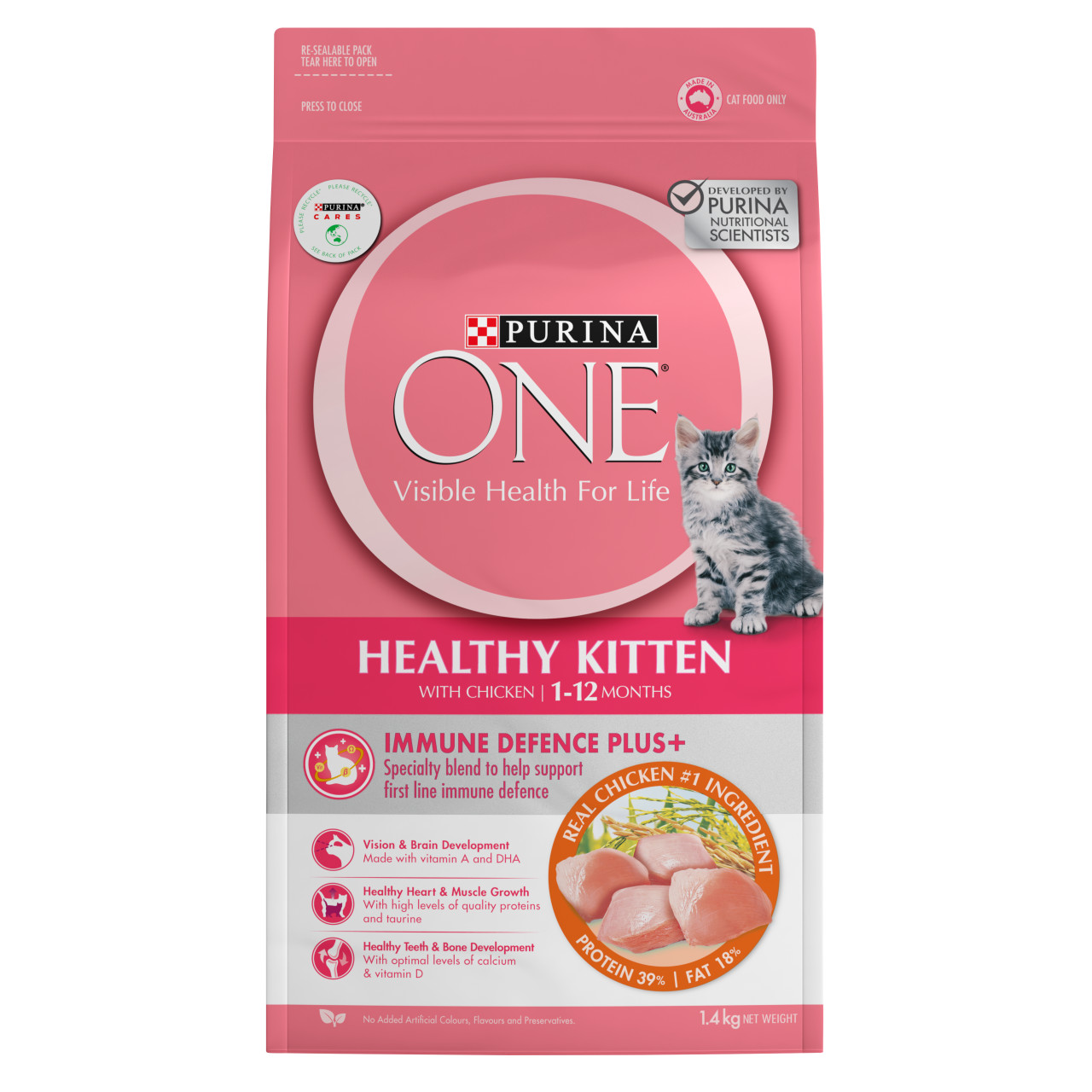 Healthy Kitten with Chicken (1-12 Months) 2.7KG