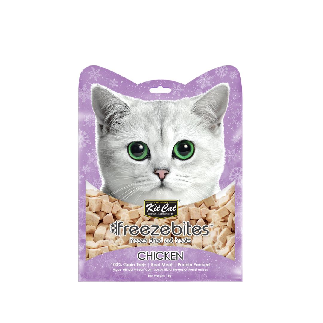 Kit Cat Freeze Bites Chicken Freeze Dried Cat Treats 15G