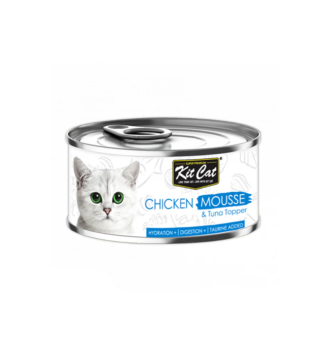 Kit Cat KitCat Chicken Mousse with Tuna Topper 80g