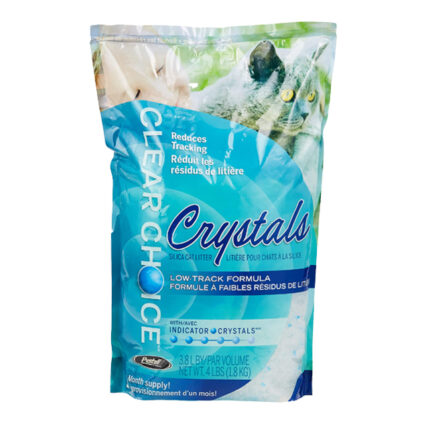 Pestell-Clear-Choice-Silica-Crystal-Cat-Litter,-White,-3.8-Lites1.8-Kg