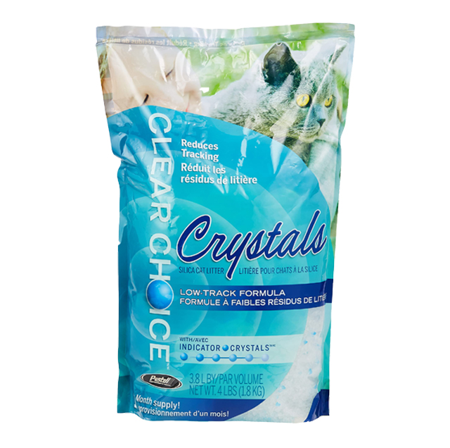 Pestell-Clear-Choice-Silica-Crystal-Cat-Litter,-White,-3.8-Lites1.8-Kg