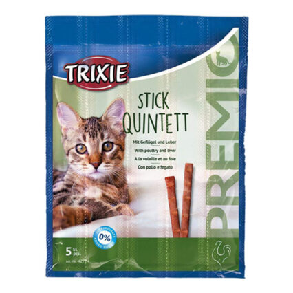 Premio-Stick-Quintett-Poultry-&-Liver-Cat-Treats---5X5G