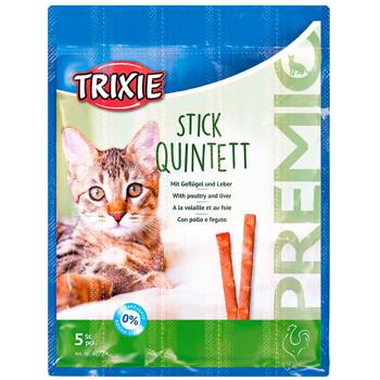 Premio Stick Quintett Salmon & Trout Cat Treats 5×5g