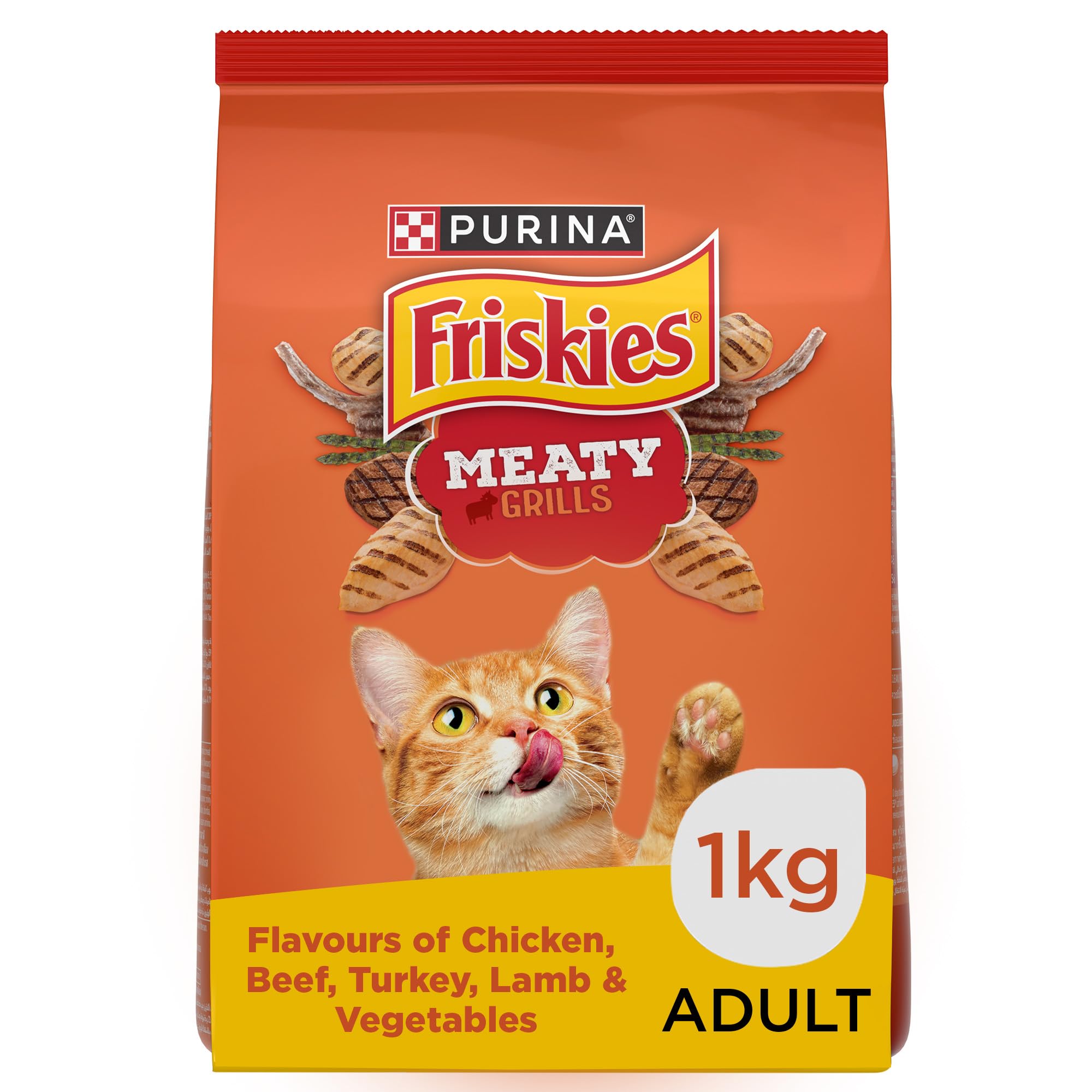 Purina Dry Cat Food Meaty Grill 1kg