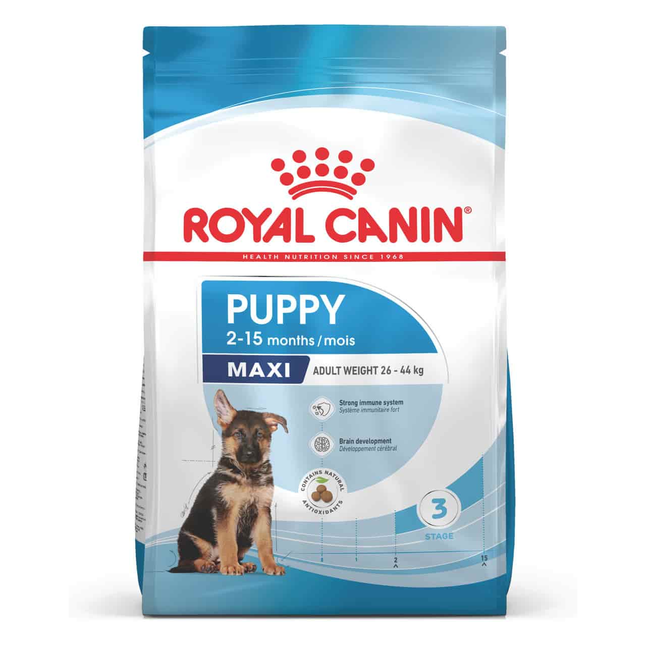 SHN Maxi Puppy 15 kg Size Health Nutrition Dog Food