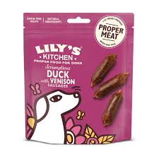 Scrumptious Duck & Venison Sausages Dog Treats - 70G