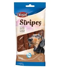 Stripes with Lamb Dog Treats 100g