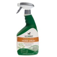 Vet's Best Flea And Tick Treatment Home Spray For Cats, White, 32 Oz