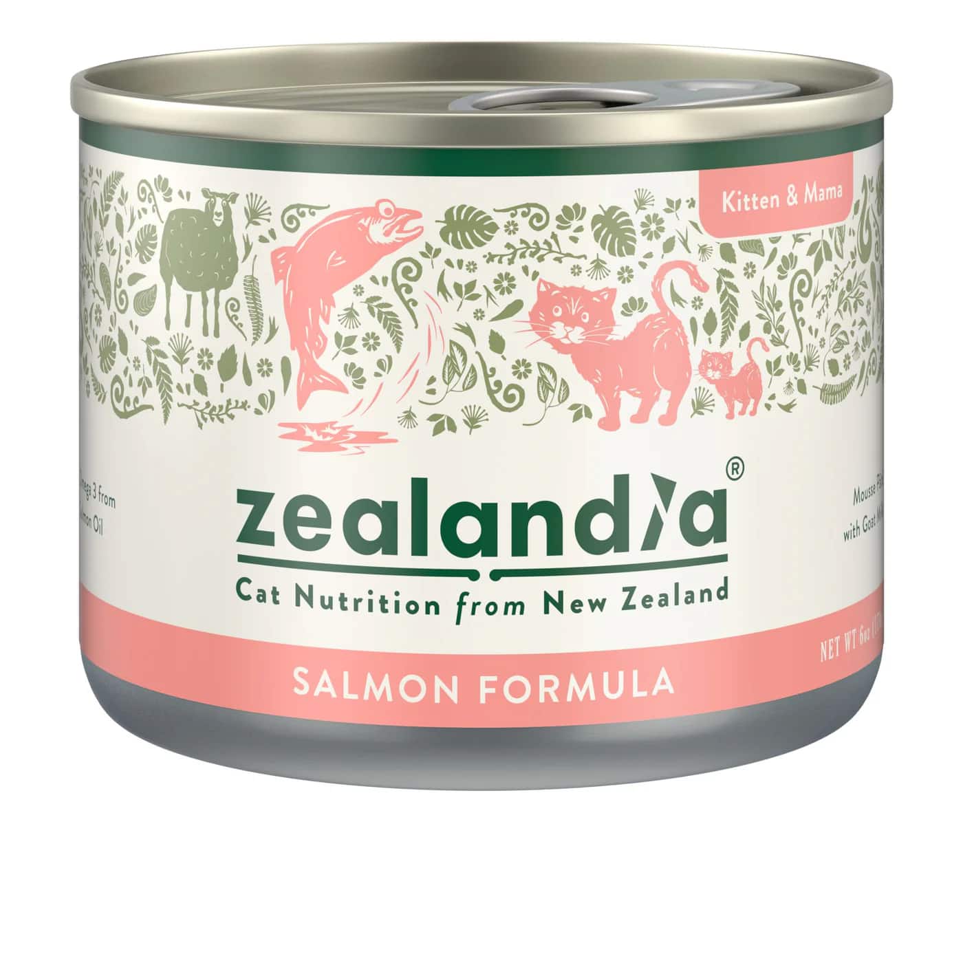 zealandia formula,kitten & mama,salmon mousse pate 170 g